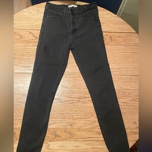 Madewell black skinny jeans size 27